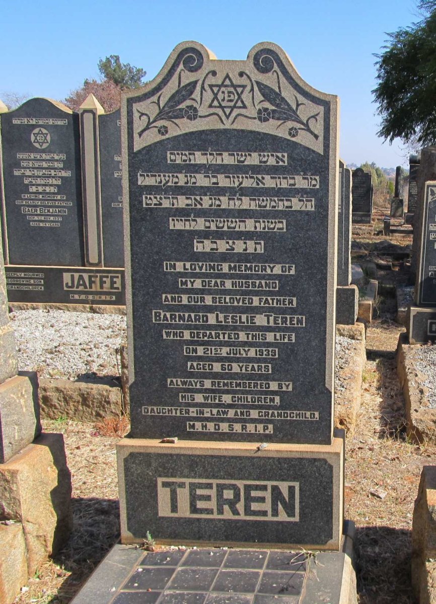 TEREN Barnard Leslie -1939