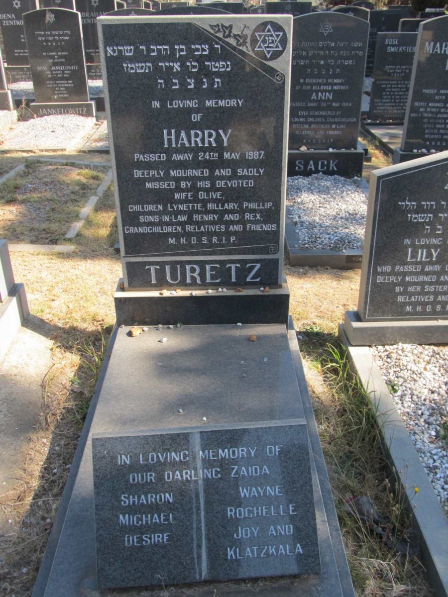 TURETZ Harry -1987