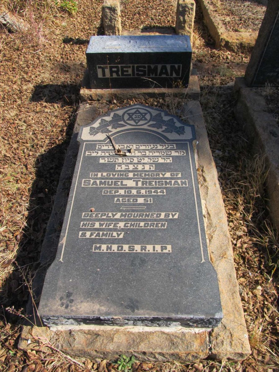 TREISMAN Samuel -1944