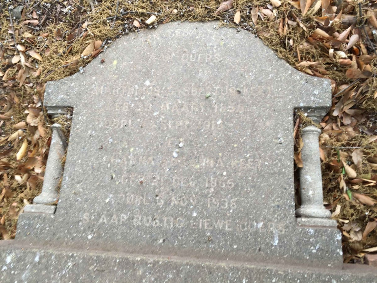 KEET Marthinus Gysbertus 185?-1918 &amp; Johanna Susanna 1865-1938