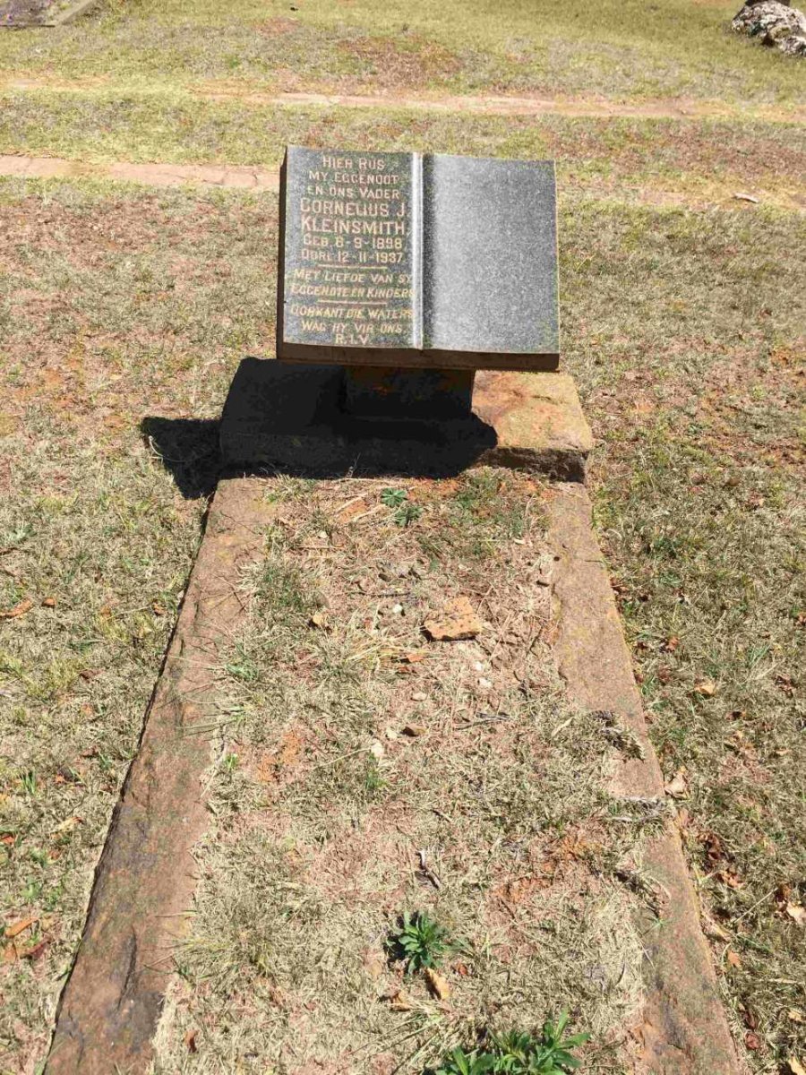 KLEINSMITH Cornelius J. 1898-1937