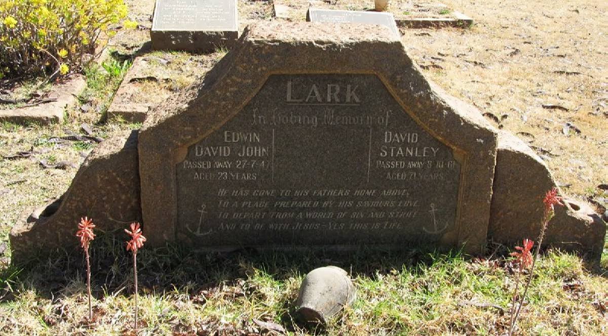 LARK David Stanley -1961 :: LARK Edwin David John -1947