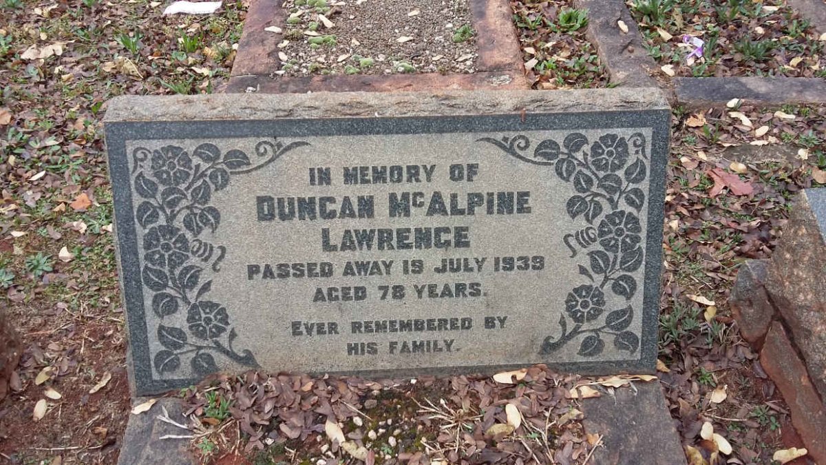LAWRENCE Duncan McAlpine -1939