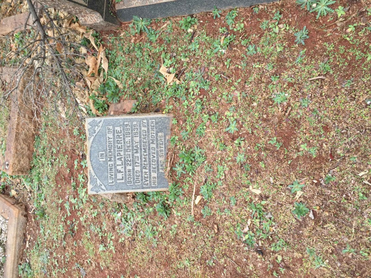 LAPIERRE L.F. 1889-1939