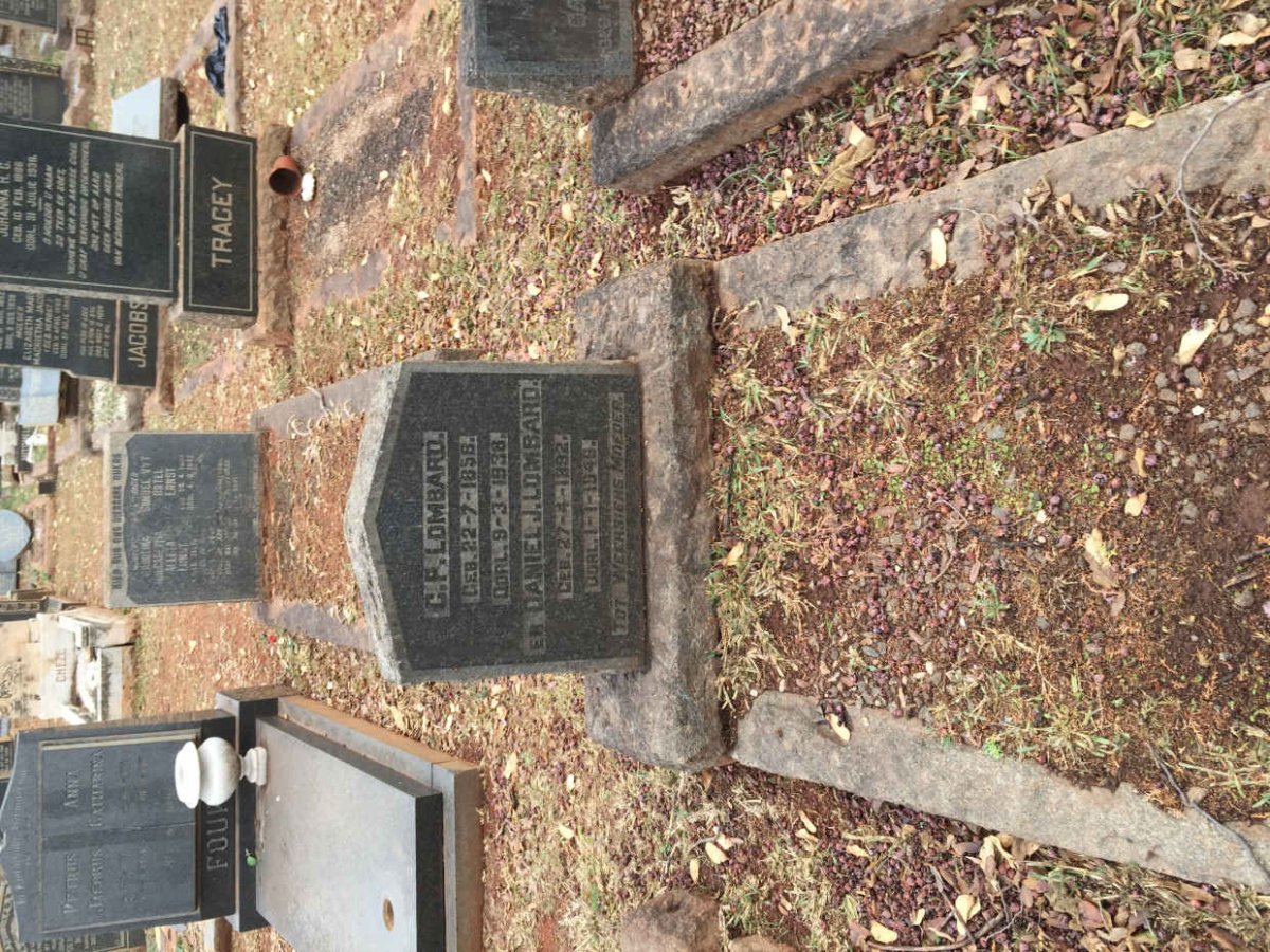 LOMBARD C.P. 1858-1938 :: LOMBARD  Daniel J. 1892-1949