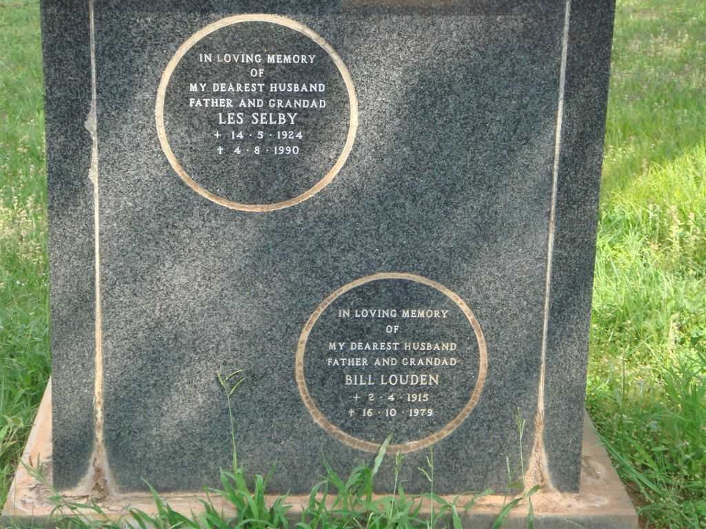 LOUDEN Bill 1915-1979 :: SELBY Les 1924-1990