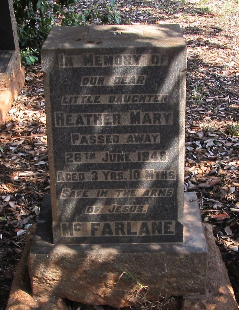 Mc FARLANE Heather Mary -1948