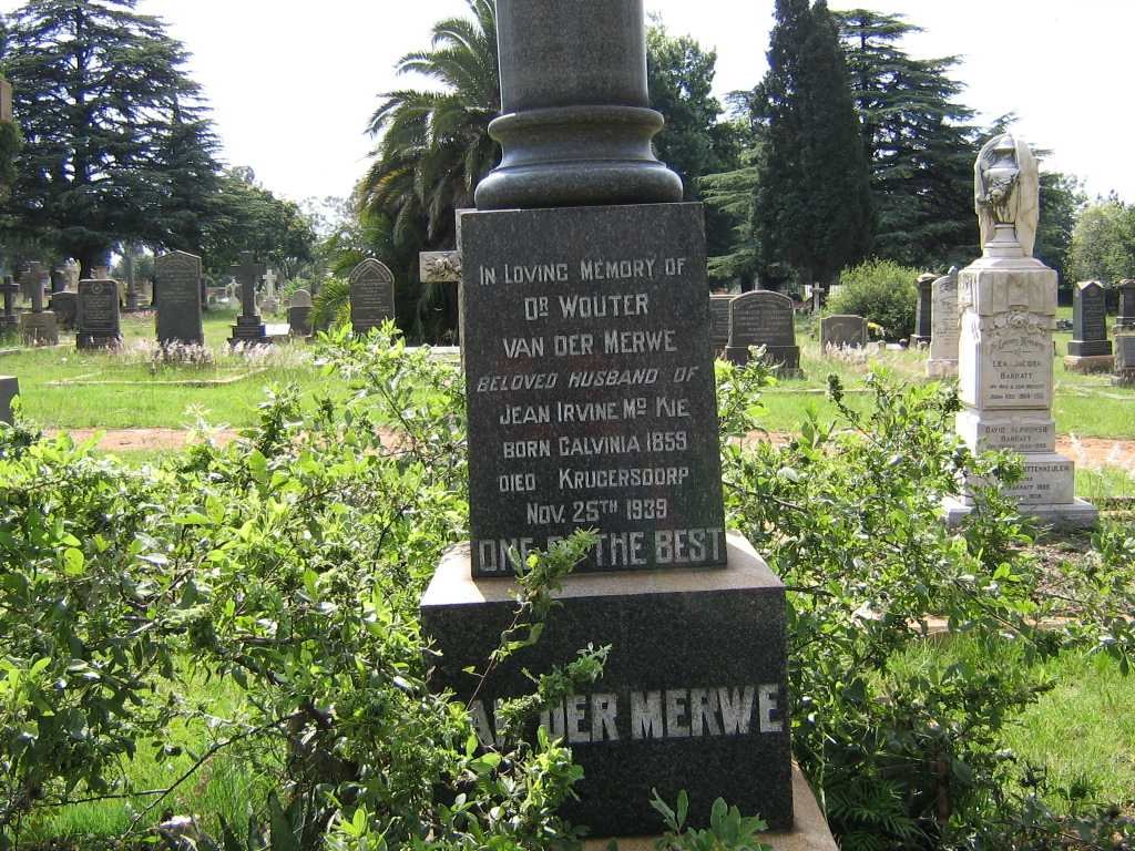 MERWE Wouter, van der 1859-1939