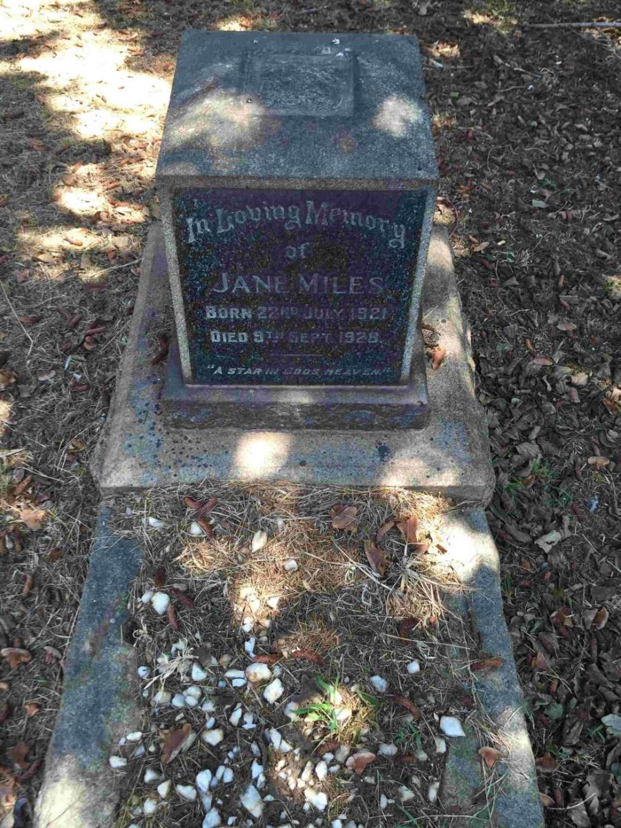 MILES Jane 1921-1928
