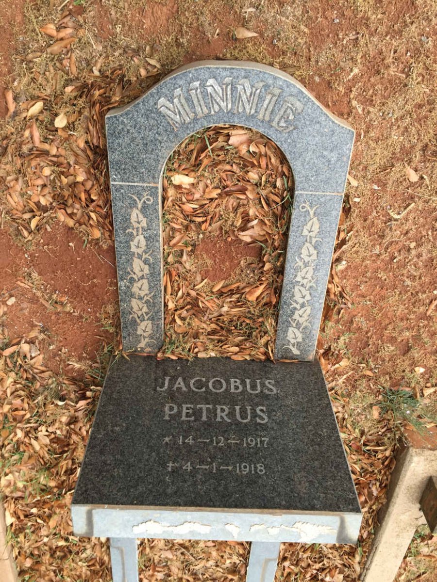MINNIE Jacobus Petrus 1917-1918