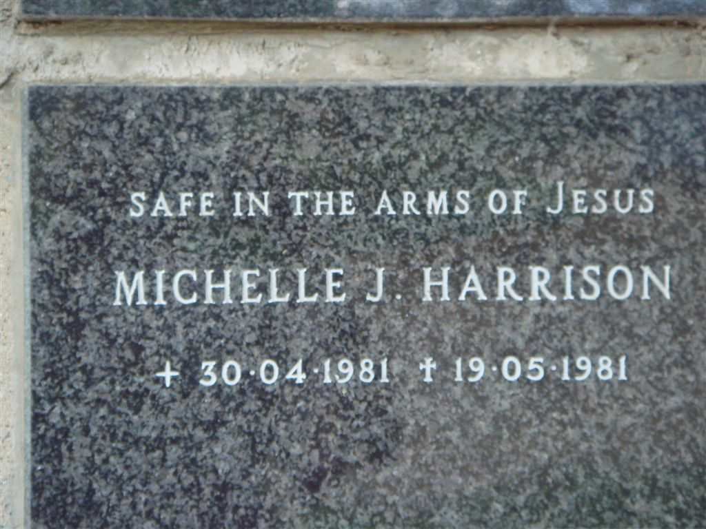HARRISON Michelle J. 1981-1981