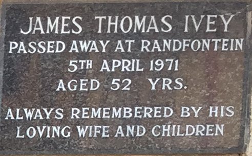 IVEY James Thomas -1971
