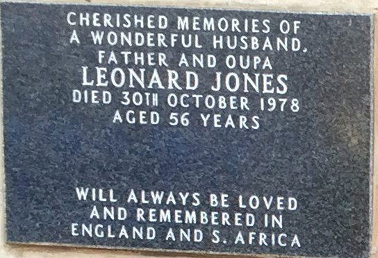 JONES Leonard -1978
