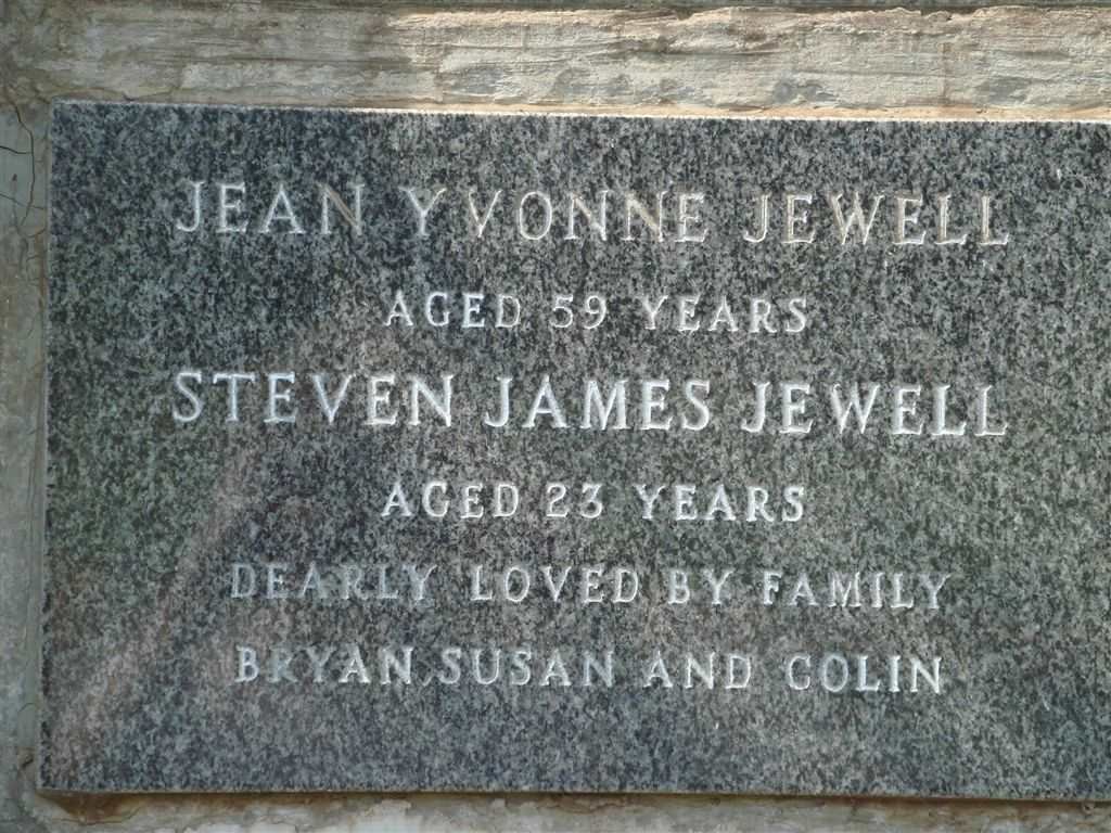 JEWELL Steven James &amp; Jean Yvonne