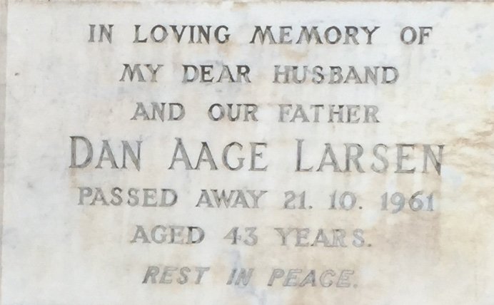 LARSEN Dan Aage -1961