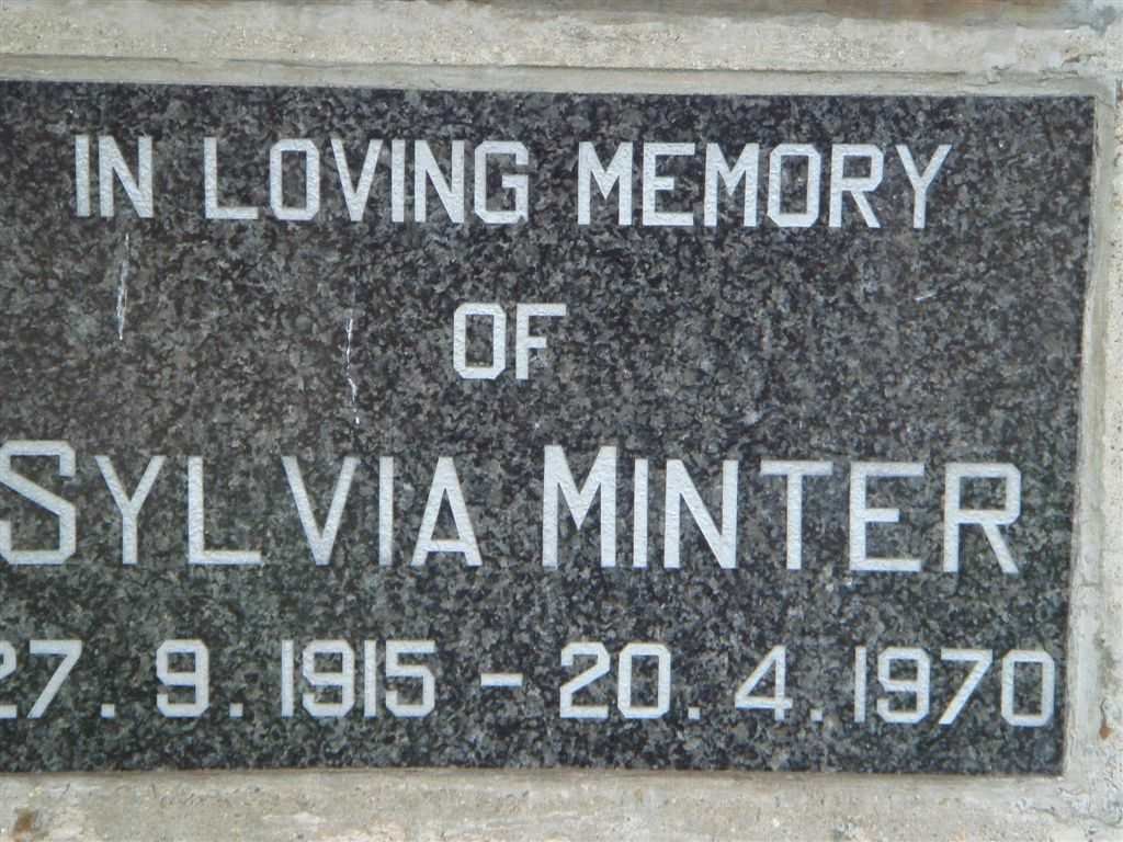 MINTER Sylvia 1915-1970