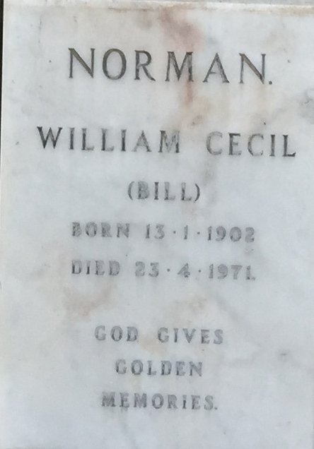 NORMAN Wiliam Cecil 1902-1971