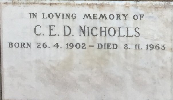 NICHOLLS C.E.D. 1902-1963