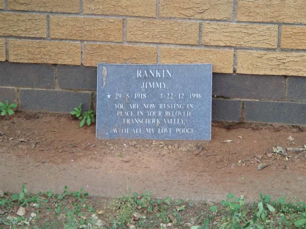RANKIN Jimmy 1918-1996