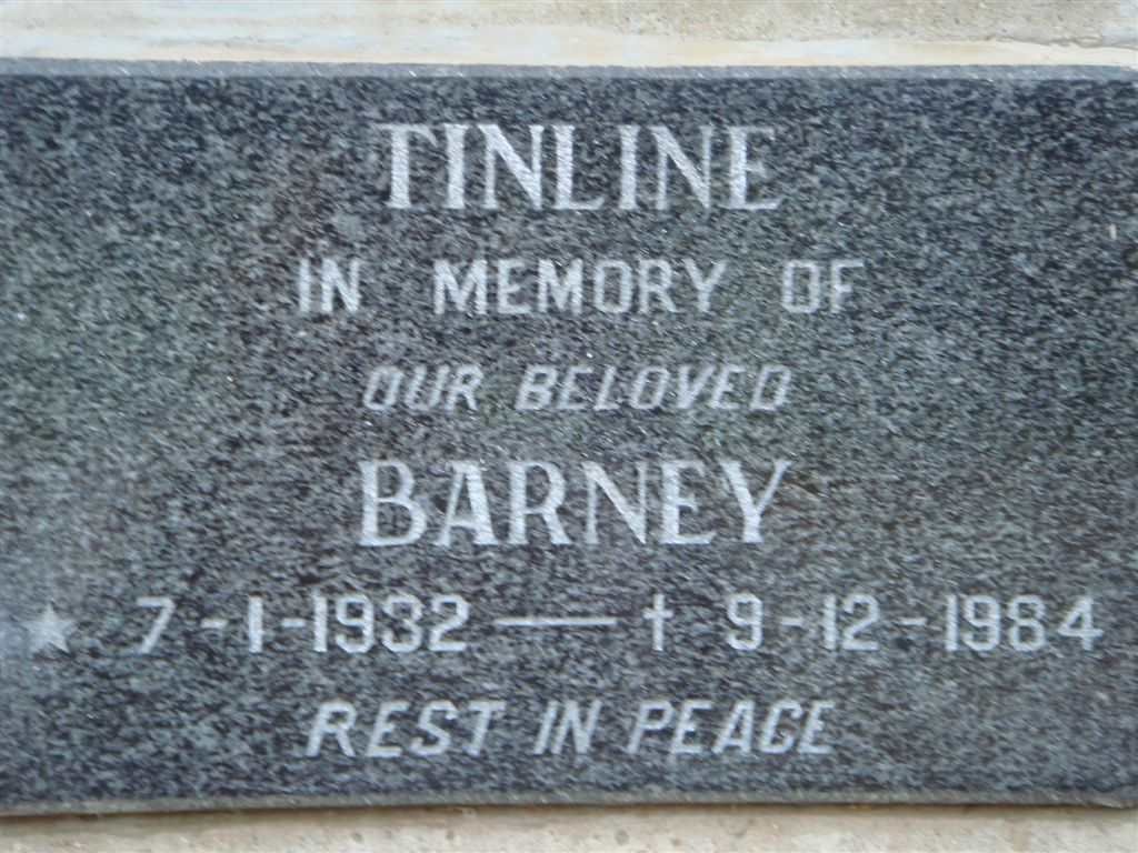 TINLINE Barney 1932-1984