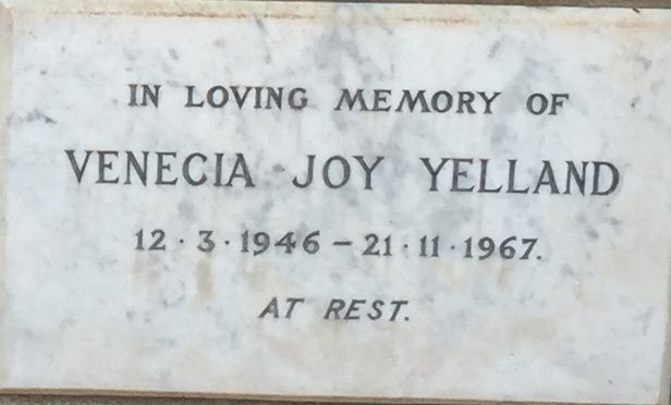 YELLAND Venecia Joy 1946-1967