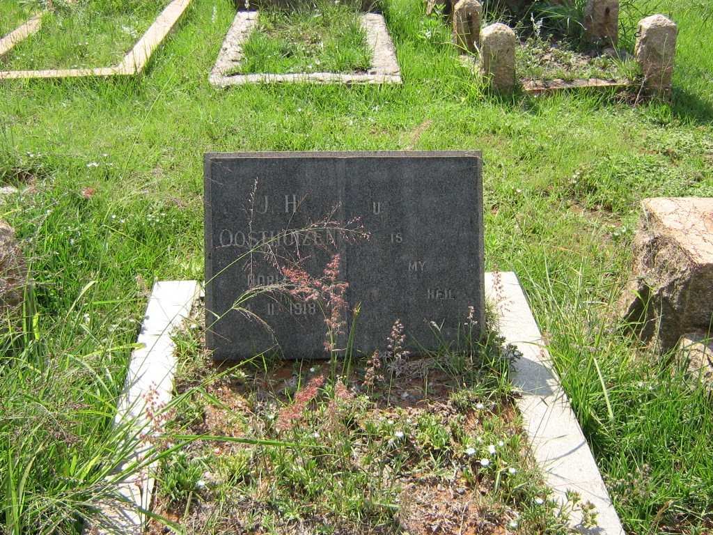 OOSTHUIZEN J.H. -1918
