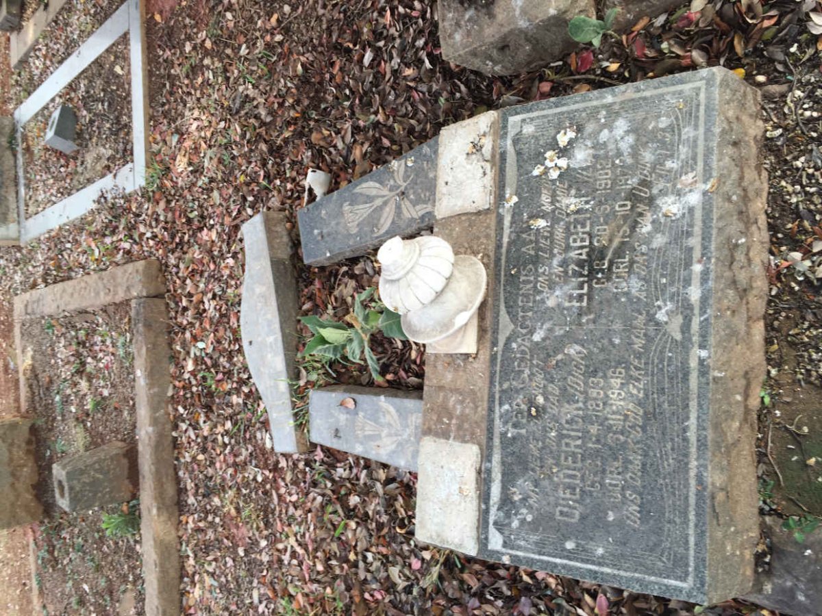 OPPERMAN Diederick 1893-1946 &amp; Elizabeth 1902-1973