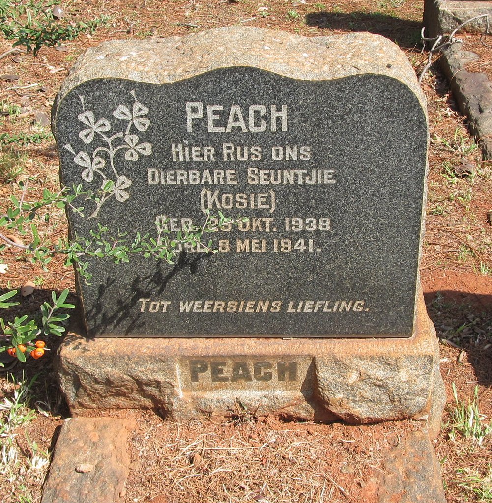 PEACH Kosie 1938-1941