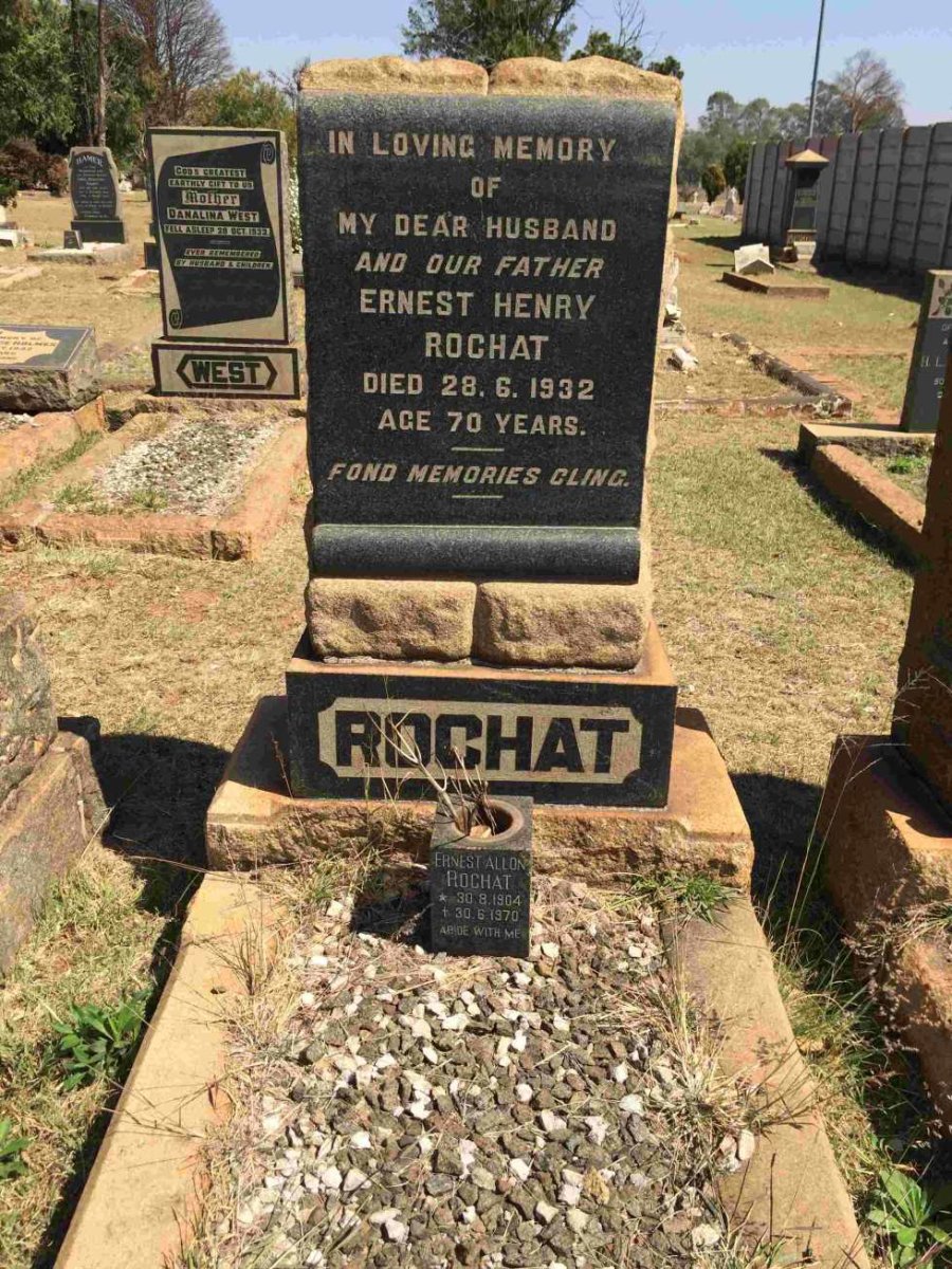 ROCHAT Ernest Henry -1932 :: ROCHAT Ernest Allon 1904-1970