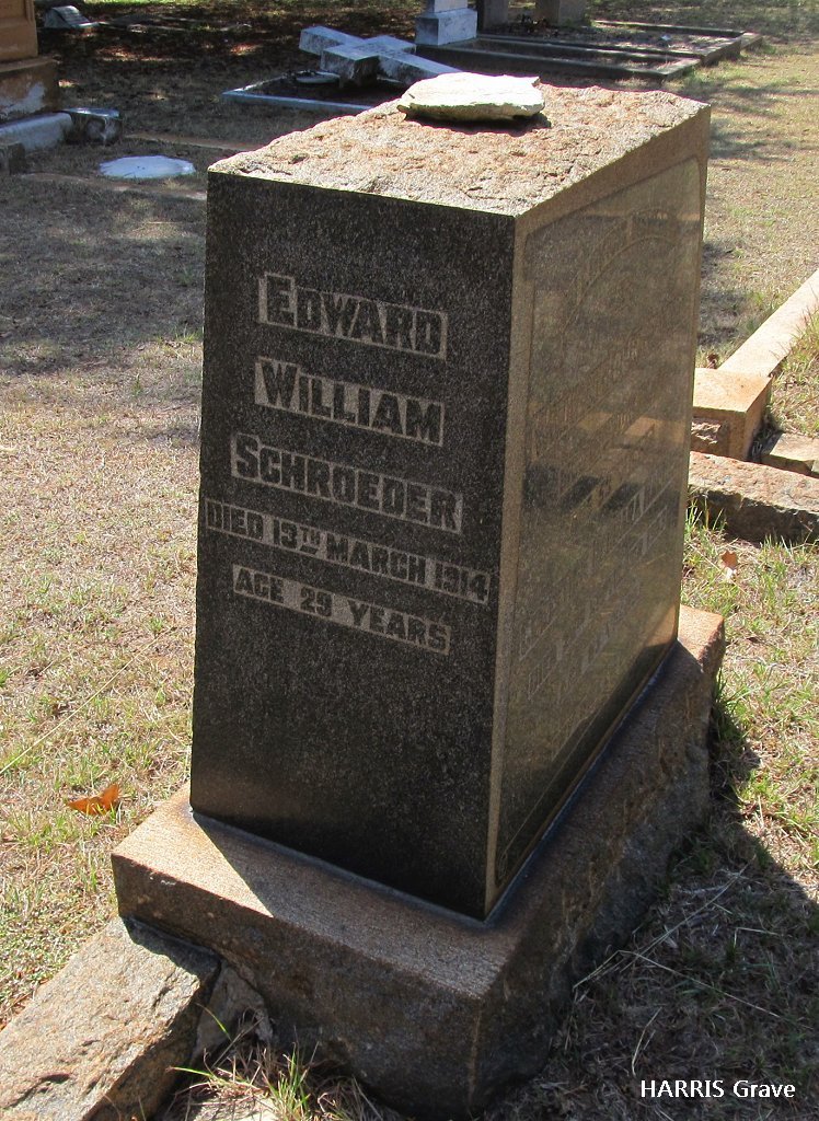 SCHROEDER Edward William -1914