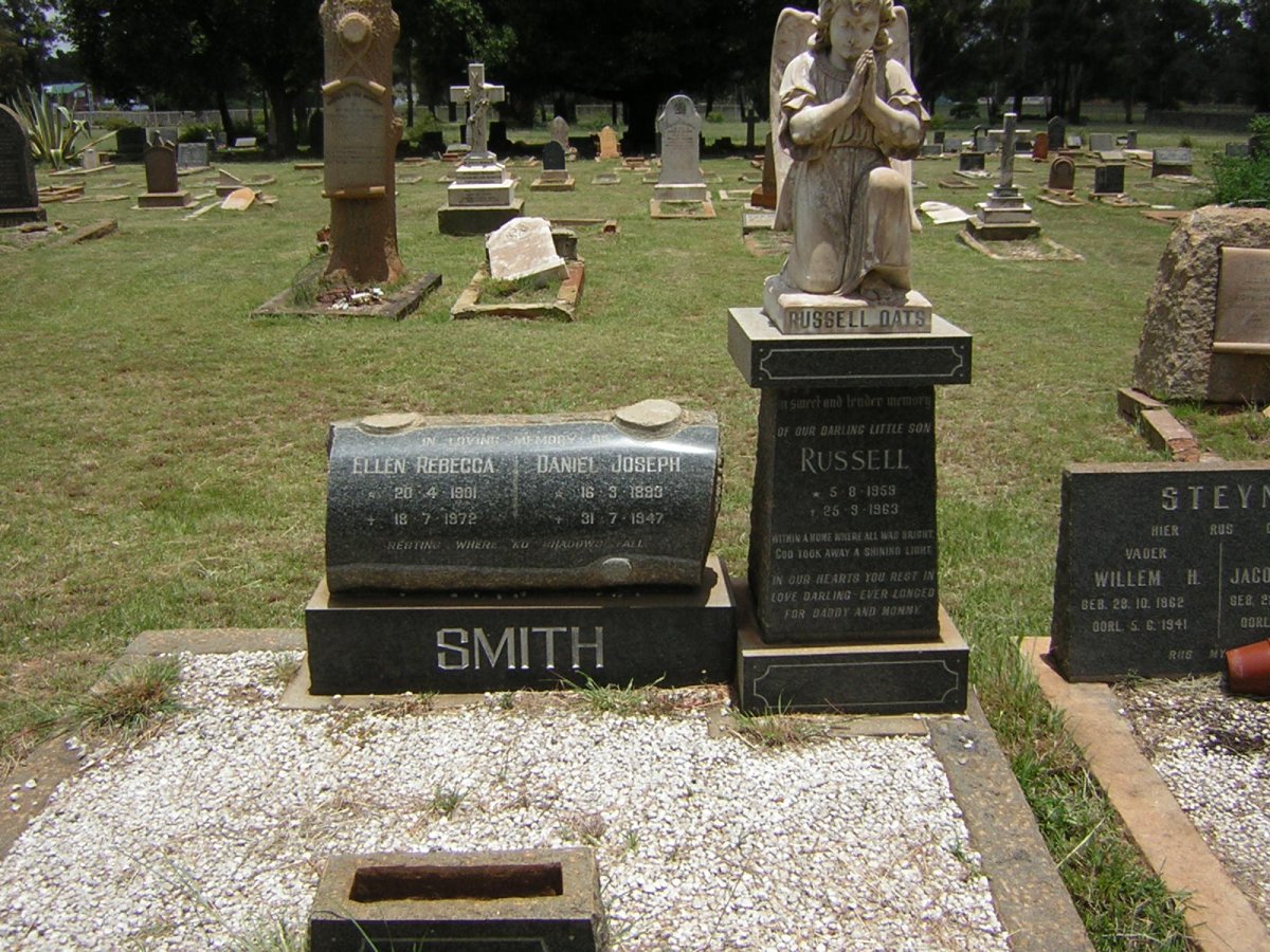 SMITH Daniel Joseph 1893-1947 &amp; Ellen Rebecca 1901-1972 :: OATS Russell 1959-1963