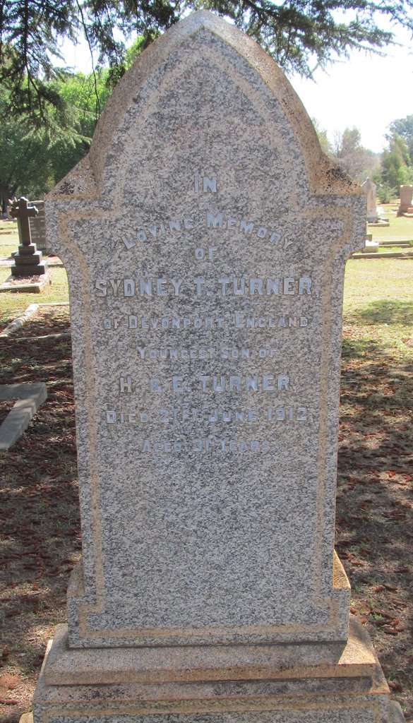 TURNER Sydney T. -1912