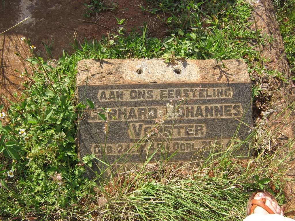 VERSTER Gerhard Johannes 1949-1949