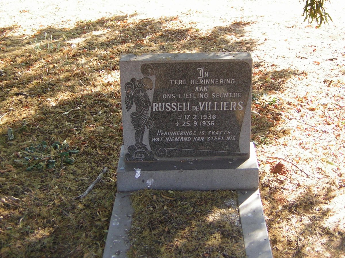 VILLIERS Russel, de 1936-1936