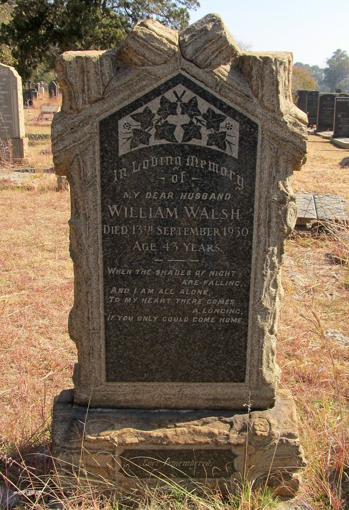 WALSH William -1930