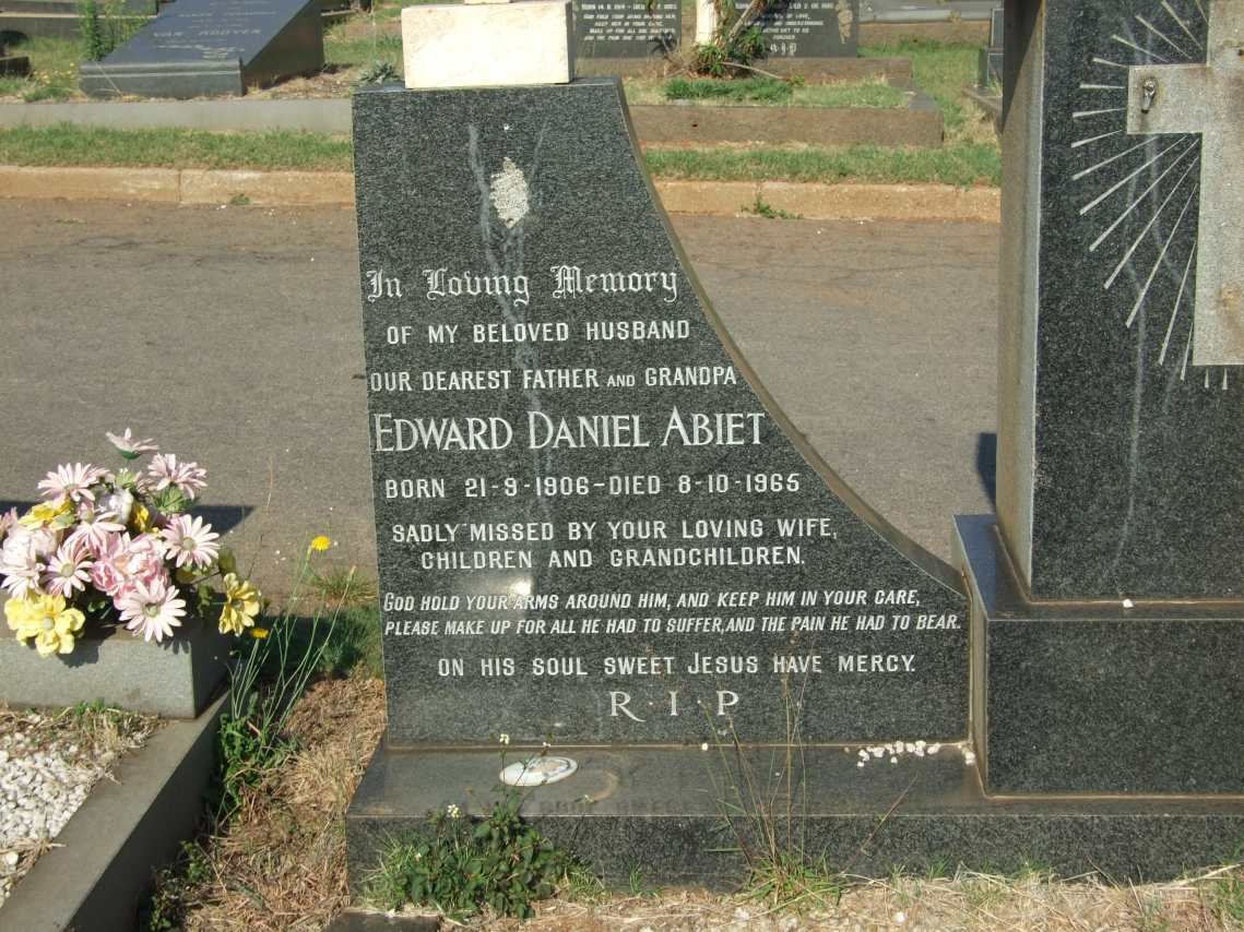 ABIET Edward Daniel 1906-1965