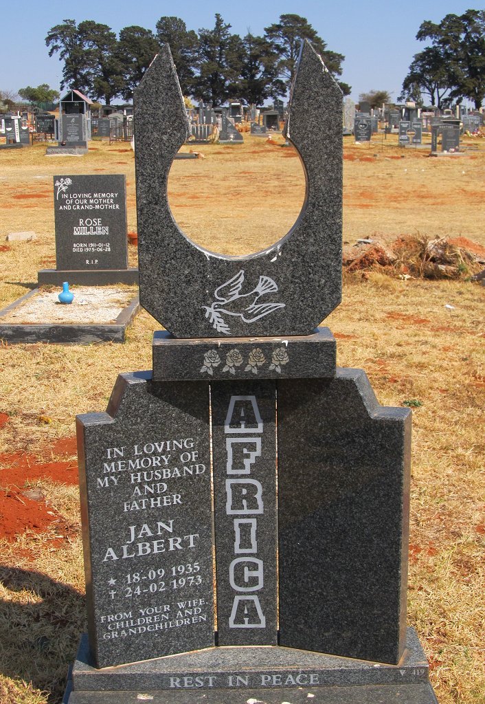 AFRICA Jan Albert 1935-1973