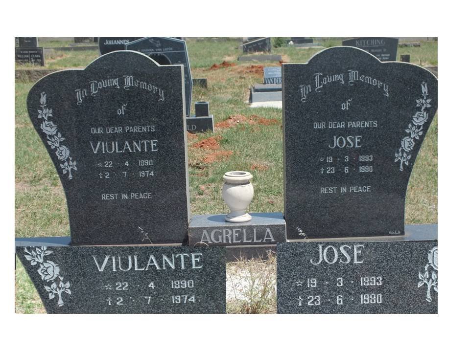 AGRELLA Viulante 1890-1974 &amp; Jose 1893-1980