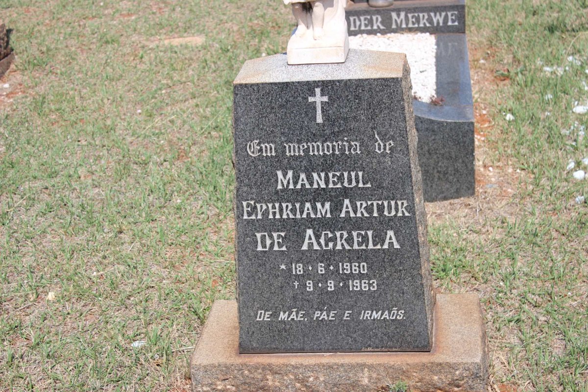 AGRELA Maneul Ephriam Artur, de 1960-1963