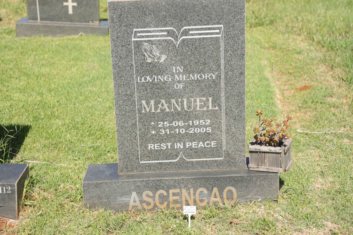 ASCENCAO Manuel 1952-2005