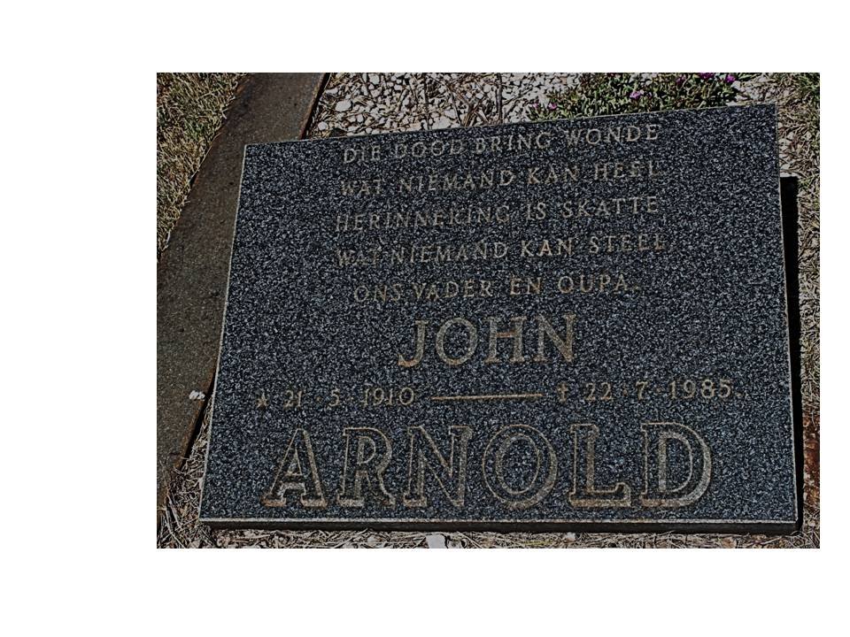 ARNOLD John 1910-1985
