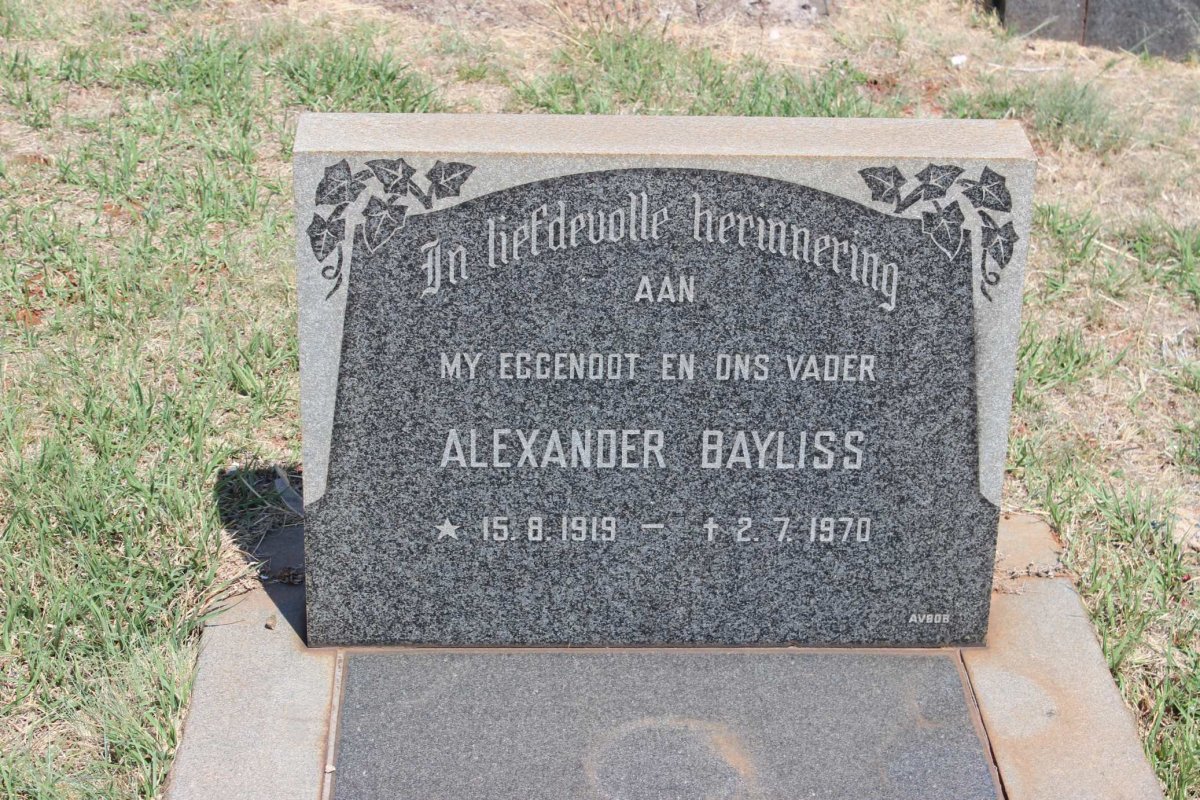 BAYLISS Alexander 1919-1970
