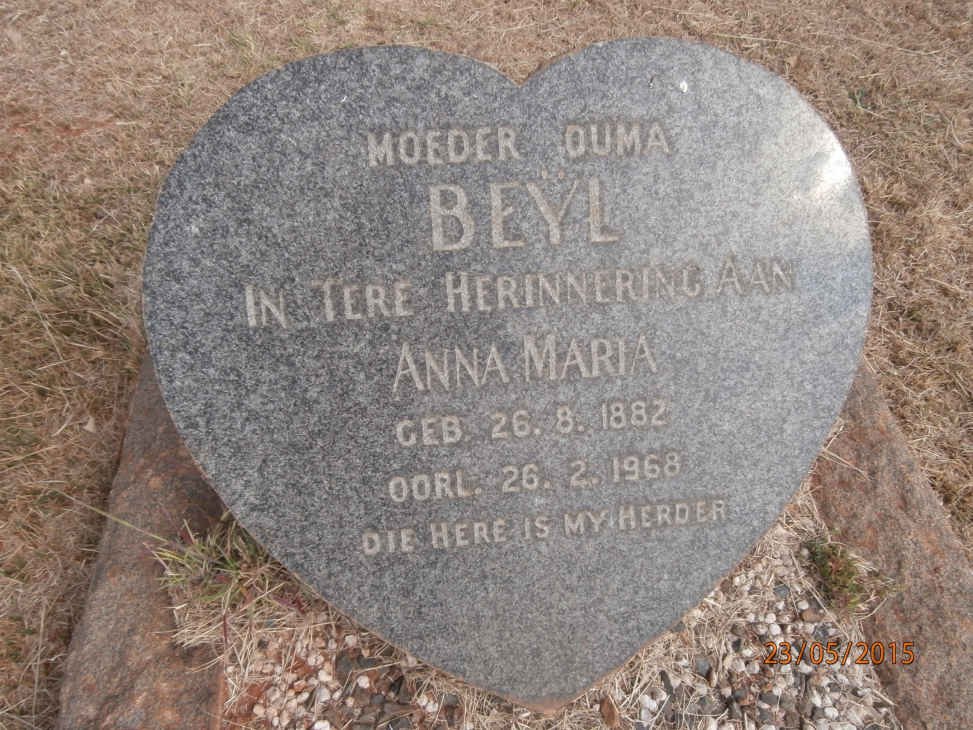 BEYL Anna Maria 1882-1968