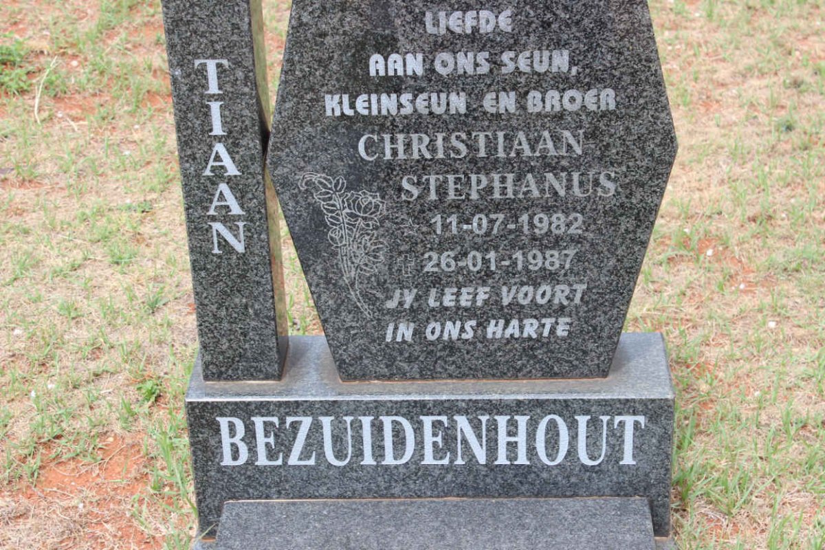 BEZUIDENHOUT Christiaan Stephanus 1982-1987