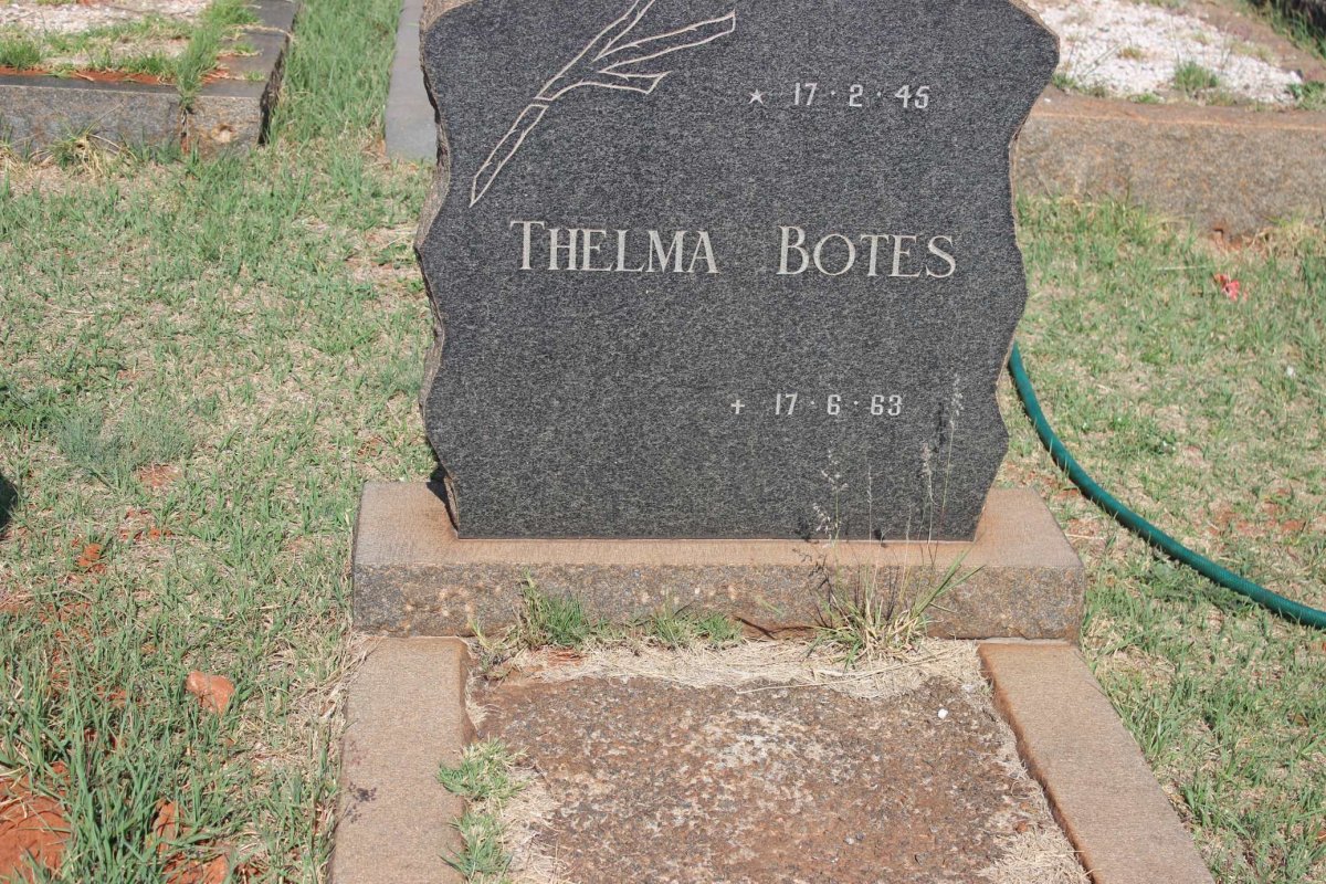 BOTES Thelma 1945-1963