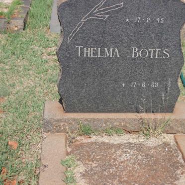BOTES Thelma 1945-1963
