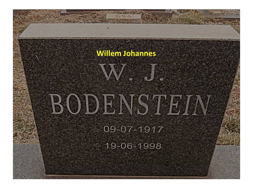 BODENSTEIN W.J. 1917-1998