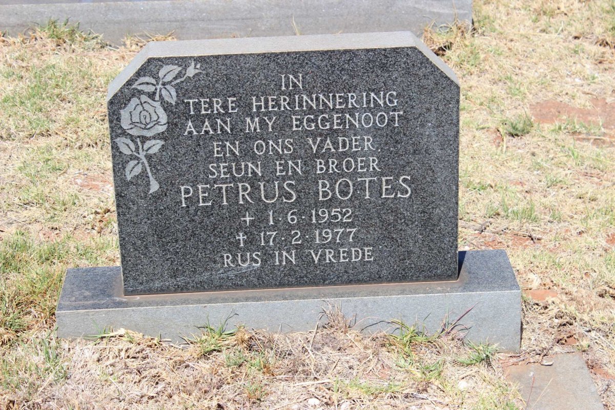BOTES Petrus 1952-1977