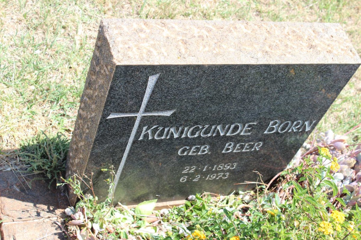 BORN Kunigunde nee BEER 1893-1973