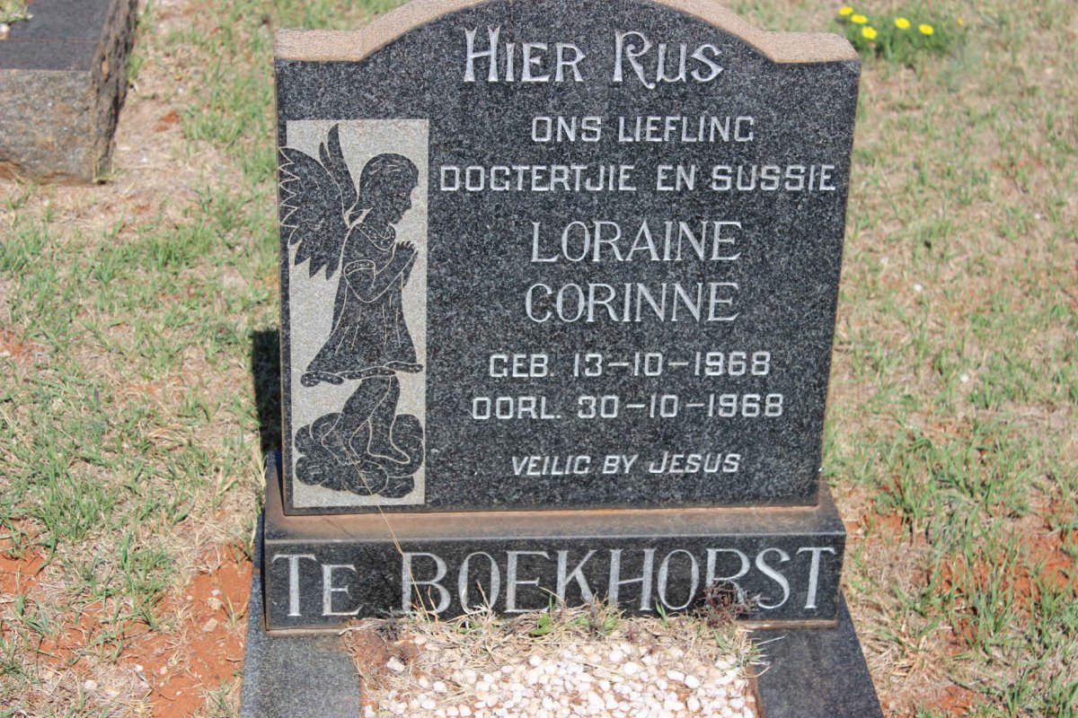 BOEKHORST Loraine Corinne, te 1968-1968